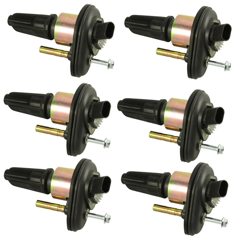 

New Ignition Coil Set Of 6 For Chevy Trailblazer GMC Canyon Envoy H3 2002-2005 12568062