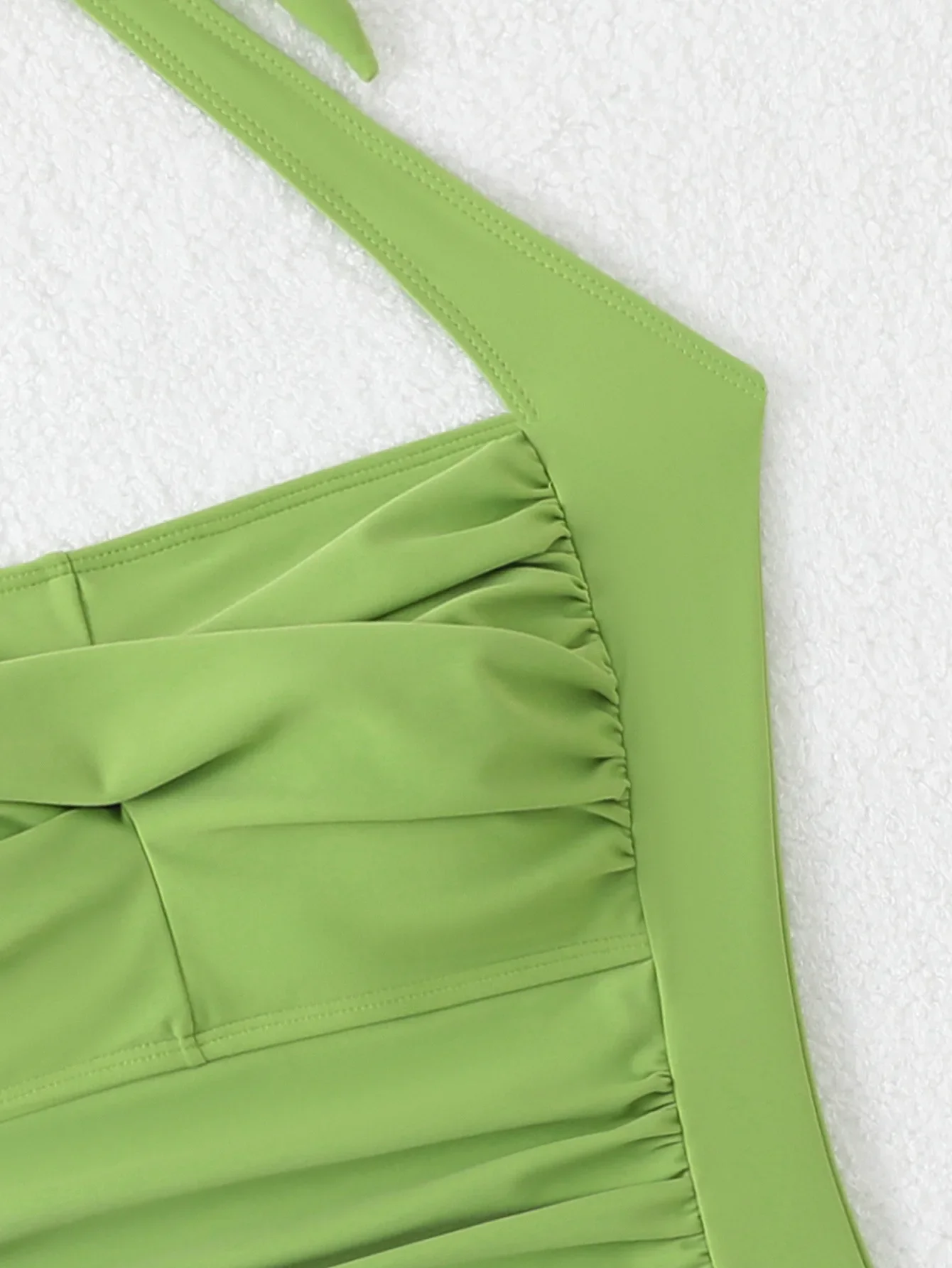 Sexy enrugado cruz simples maiôs de uma peça biquinis femininos banho sem costas sui praia outfits bodysuit biquini