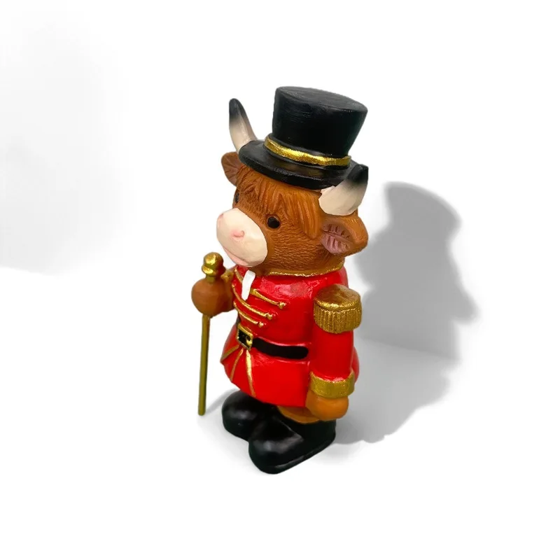 جديد كسارة البندق الحرس عالية الأرض الثور استهلاك المنزل في الهواء الطلق الراتنج الحرف الزينة الحلي الإبداعية