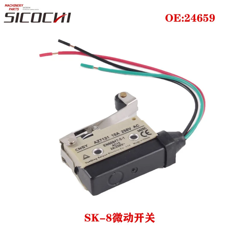 

The excavator parts are suitable for Kobelco SK200-8, SK130-8, 330-8 microswitch power supply start switch 24659