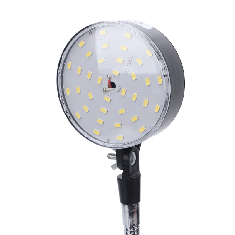 LED Machine Light 30cm Flexible Gooseneck Magnetic Base Work Light For Lathe Workbench Workshop Industrial Lighting EU Plug