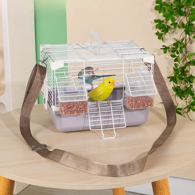 MINI Portable Outing Bird Cage Travel Bag for Parrot Budgie Cockatiel Lovebird Finch Canary Small Bird Carrier