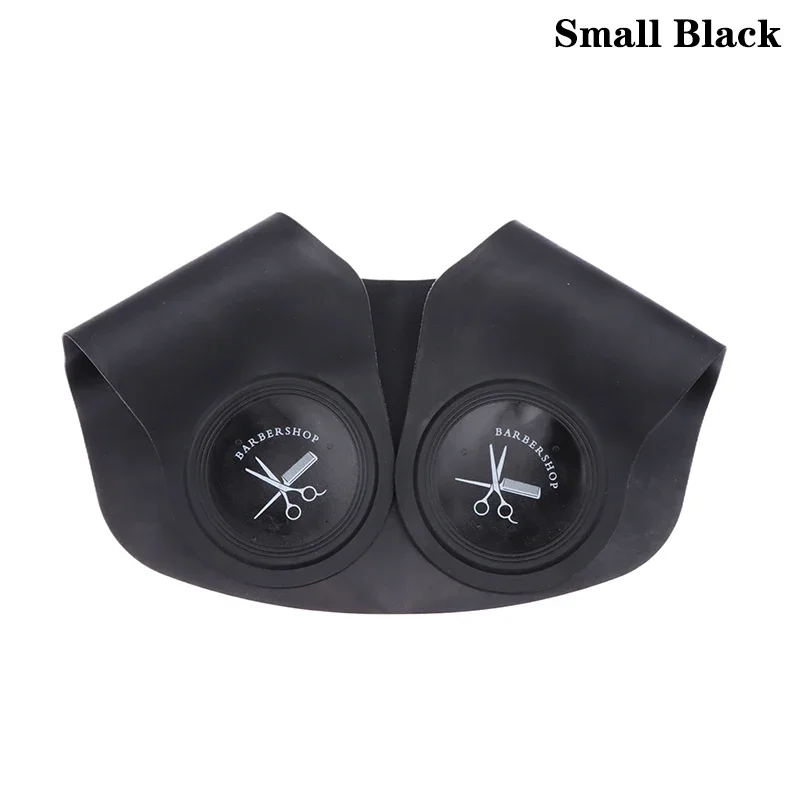 Silicone Hair Cutting Collar Hair Dyeing Shawls Hairdressing Cape Neck Wrap Guard Haircut Shoulder Pad Scarf