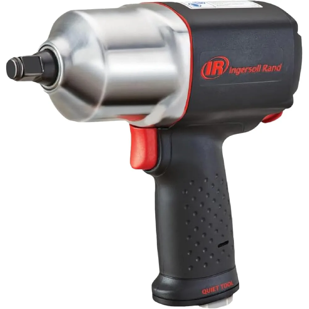 

Ingersoll Rand 2135QXPA 1/2" Air Impact Wrench, Quiet, 1100 ft-lbs Nut-busting Torque, , Pistol Grip