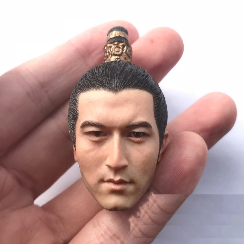 

Ancient 1/6 Scale Nicholas Tse Head Sculpt Male Soldier Head Carving Model for 12in Action Figure Collection toy