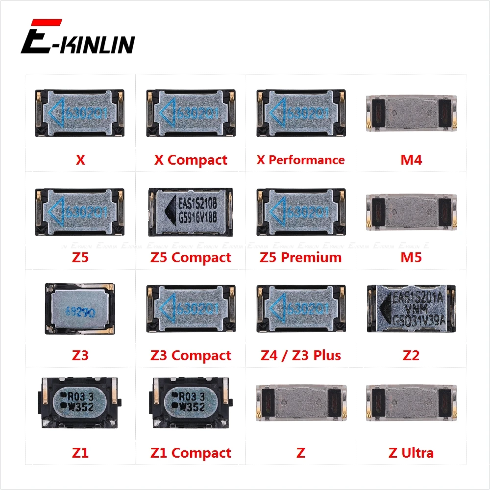 Top ucha głośnik odbiornik słuchawki dla Sony Xperia Z5 Premium Z4 Z3 Z2 Z1 Z Ultra M5 M4 X Compact wydajność wymiana części