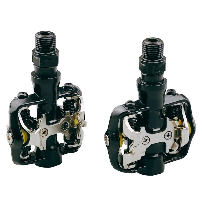 MTB Mountain Bike Self-Locking Pedals Cycling Clipless Pedals Aluminum Alloy SPD CR-MO Pedals Mtb Pedals Bike Pedals