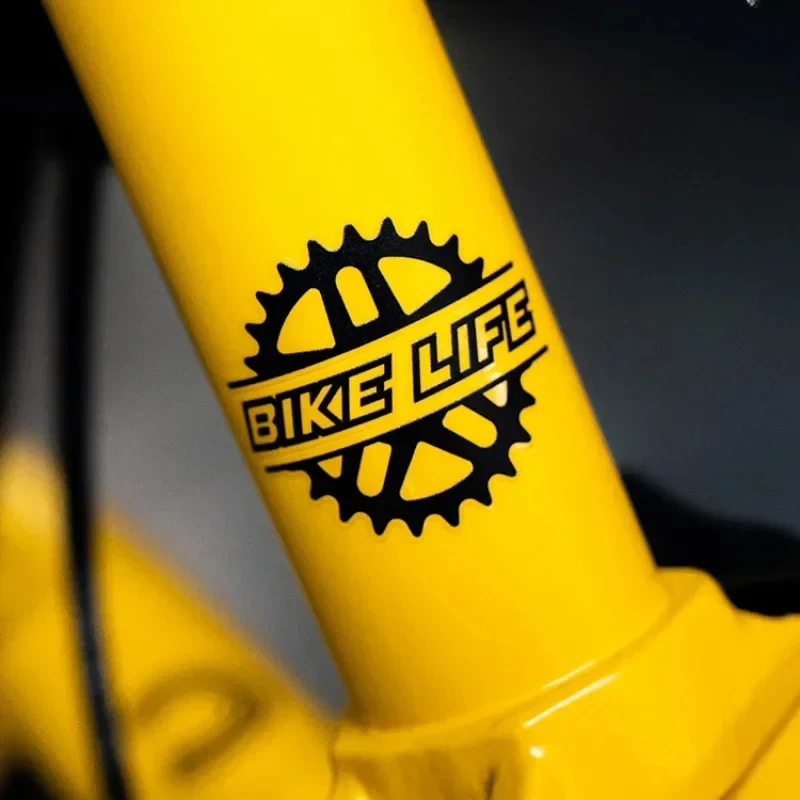 1 Stück wasserdichter Vinyl-Aufkleber für Fahrradrahmen, Oberrohr, dekorativer Aufkleber für Mountainbike- und Rennradzubehör