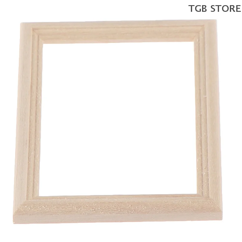 1/12 Casa delle bambole Cornice per foto in legno Modello Giocattoli in miniatura Accessori per mobili