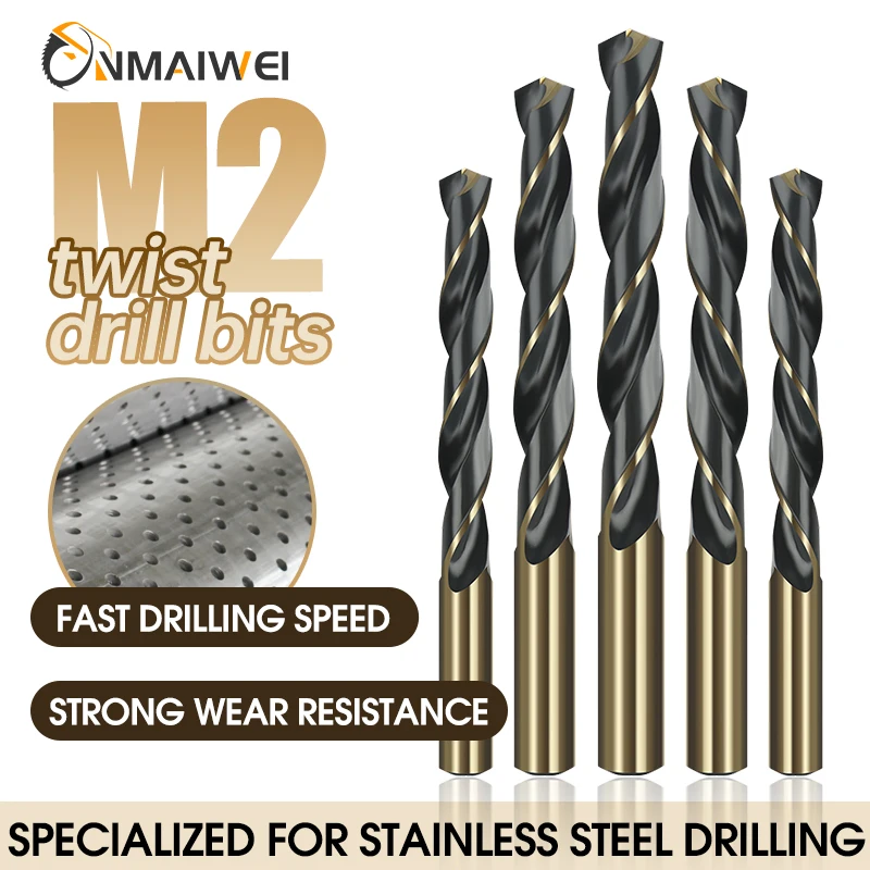 

HSS Twist Drill Bits Set 10Pcs CNC Cutting Tools HSS Stainless Steel Aluminum Alloy 1/2/3/4/5/6/7/8/9/10/11/12/13mm