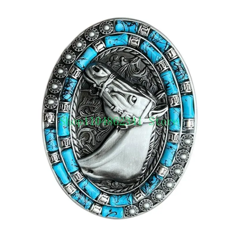 5ASDベルトバックルメンウエスタンカウボーイベルトバックルリラックスした誕生日プレゼント