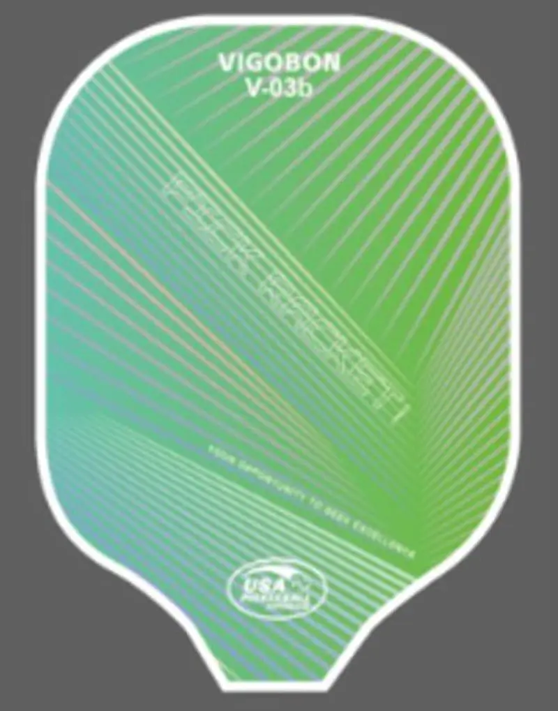 

Outdoor Training, Stunning Fiberglass Series, Maximum Sweet Zone & Efficient Control.Racket with Durable Textured Surface