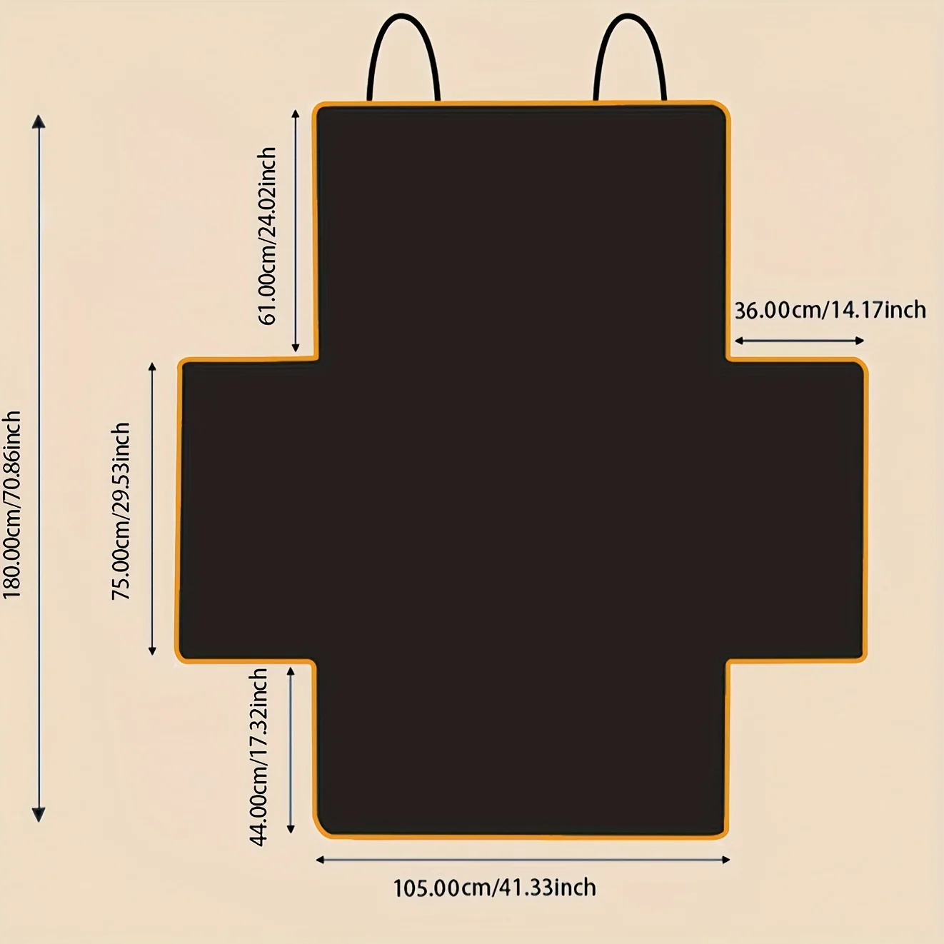 

Car Trunk Mat SUV Cargo Liner Pet Dog Anti Dirt Pad Foldable Washable Universal Waterproof Black Car Interior Protective Cover