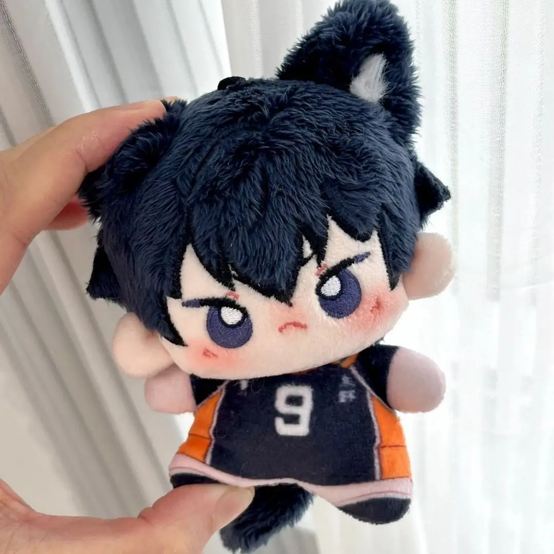 ¡¡Animé Haikyu de peluche de 10 cm!! Tsukishima Kei Hinata Shoyo Kageyama Tobio Yamaguchi Tadashi muñeco de peluche de juguete de algodón suave regalo para niños