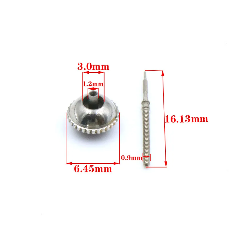 Imagem -05 - Key Button Ver Head para Senhoras Dial Ajuste do Tempo Acessórios Ferramentas de Reparação Balão Azul Azul Prata Ouro Rosa Senhoras 33