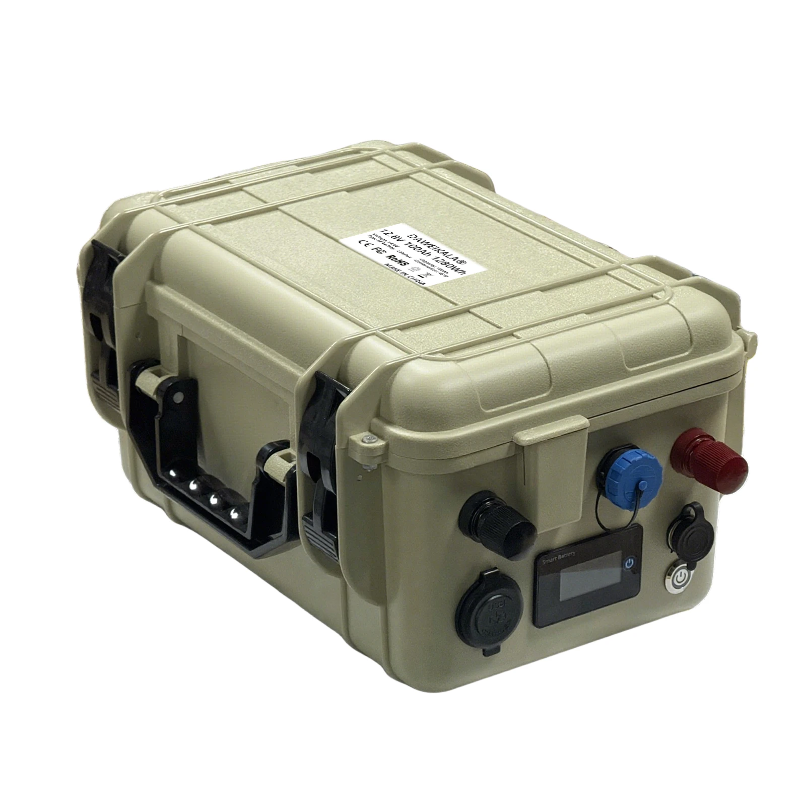 Phosphate de fer au lithium, BMS 100AH intégré avec batterie Bluetooth au lithium fer phosphate, 12V30AH-100AH, chargeur d'air, nouveau produit