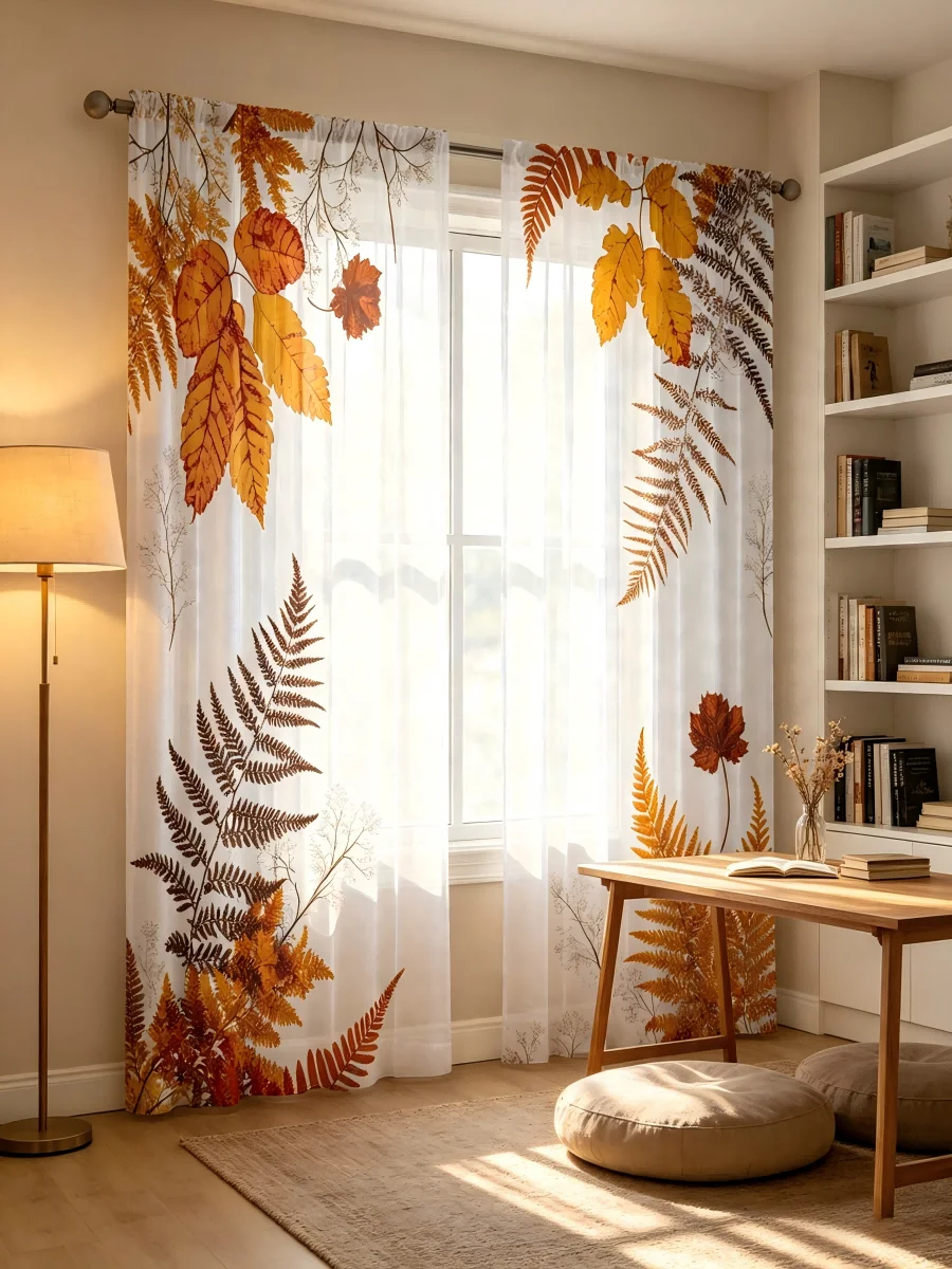Lot de 2 rideaux transparents  - Curtain Sheer Voile avis et prix