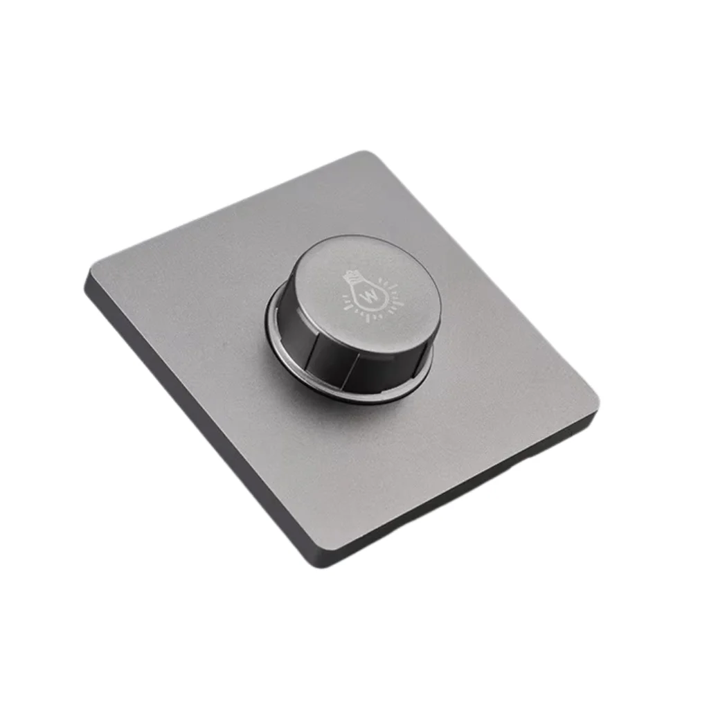 300W Light Bulb Dimmer Adjustable Brightness Dim Knob Panel Switch 220V Stepless Rotary Wall Mount Dimmer Controller