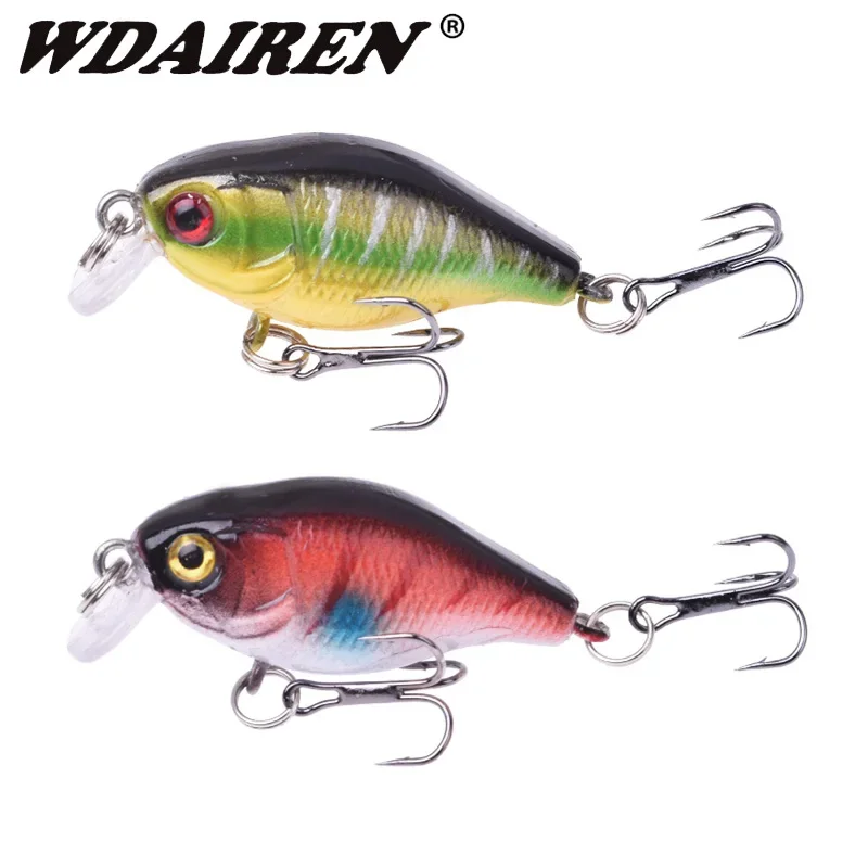 

1 Pc Minnow Fishing Lure 4.5cm 4.5g Topwater Hard Bait Wobbler Jig Bait Crankbait Carp Striped Bass Pesca Tackle Swimbait