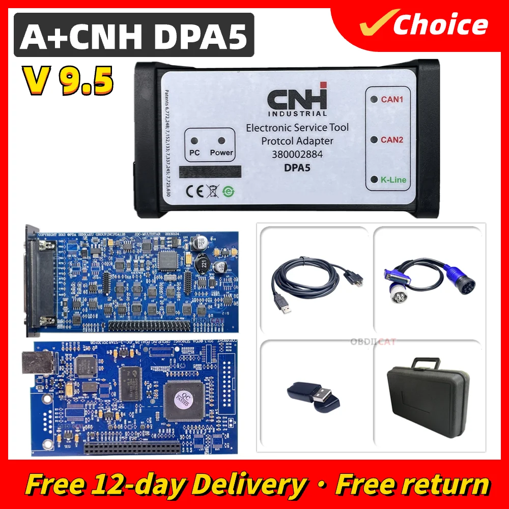 

NEAI DPA5 Diagnostic Tool Kit For CNH DPA5 Heavy Duty Truck OBD2 Code Reader EST Engineering Level Electronic Service Tool