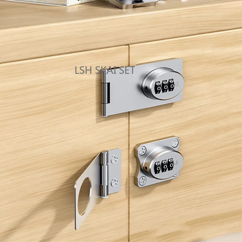 1PC Indoor Safety Password Lock Indoor Drawers Locks Office File Cabinet Door Lock Furniture Anti-theft Hardware Accessories
