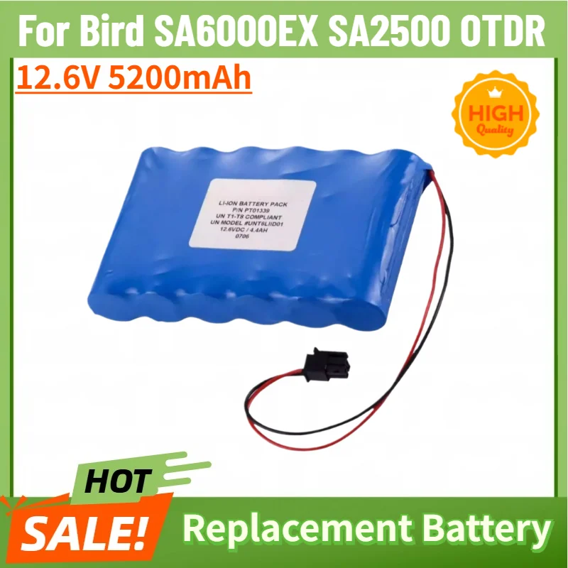 

High Quality 12.6V 5200mAh Replacement Battery for Bird SA6000EX SA2500 OTDR