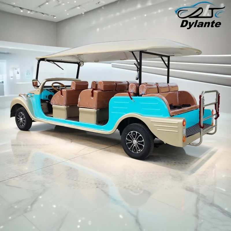 New Custom High-Quality 8/11-Seater Electric Antique Self-Propelled vehicles, vintage classic cars and multi-purpose golf carts