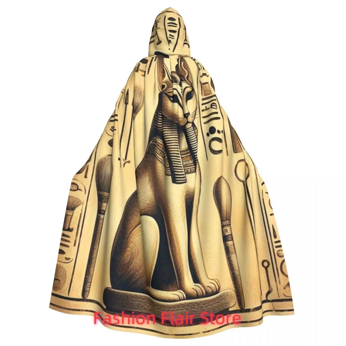 

Длинный плащ с капюшоном Bastet Papyrus, средневековый костюм ведьмы, накидка для косплея, накидка на Хэллоуин, вампир, для взрослых, унисекс