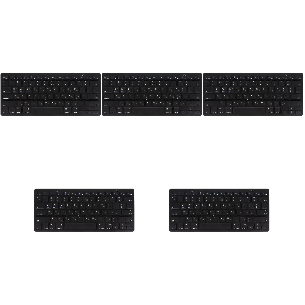 

5 шт., 5 шт., японская клавиатура в стиле ретро, круглая клавиатура, крошечный ноутбук, портативная механическая беспроводная связь