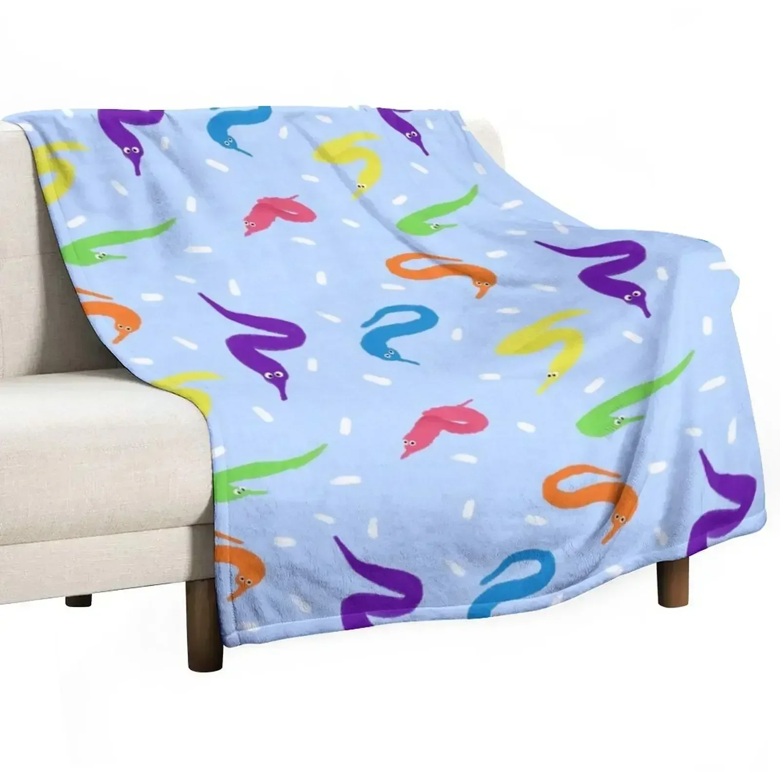 

Worm on a String Babey! Throw Blanket Blankets For Sofas Bed For Decorative Sofa Plaid on the sofa Blankets