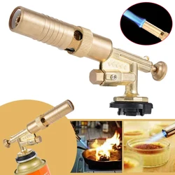 Portable Welding Burner Flame Gas Torch Flame Gun Blowtorch Cooking Soldering Butane Autoignition Gas-Burner Lighter Heating