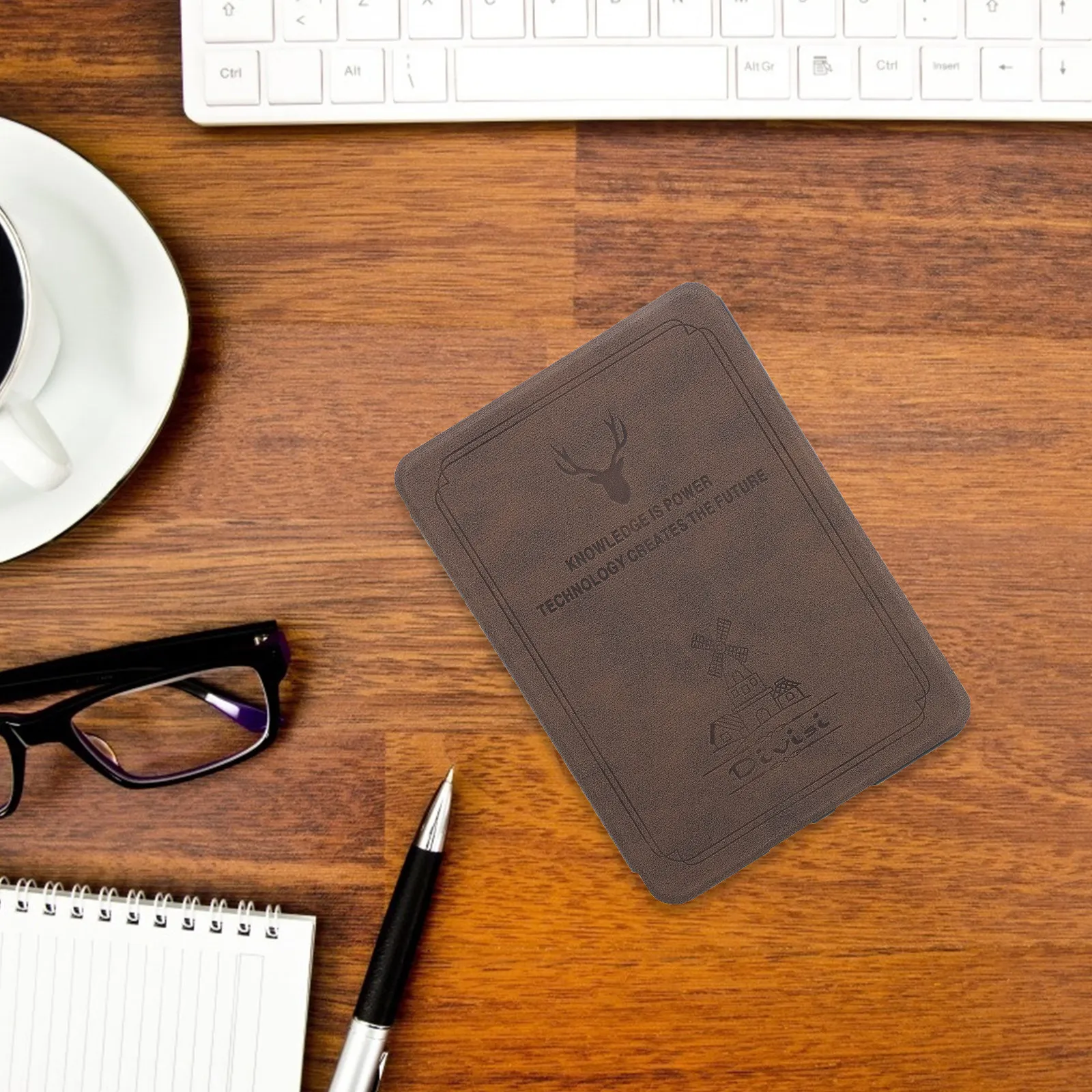 

1Pcs Deer Pattern E-Book Reader Cover Premium Protective Shell Compatible Paperwhite 4 Auto Wake Magnetic Case Waterproof