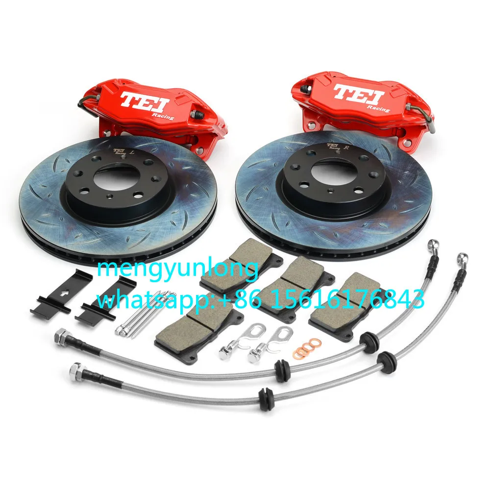 

TEI 4-Piston Big Brake Kit Performance Racing Brake Rotor 262x22mm For Jazz Fit GK5/GK3 2013-2019 16inch Wheel