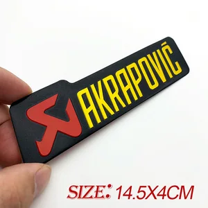 سبائك الألومنيوم مقاومة للحرارة دراجة نارية العادم أنابيب الملصقات الشارات ل AKRAPOVIC أفضل 10 ملصقات Stihl مبيعا - رقم 4