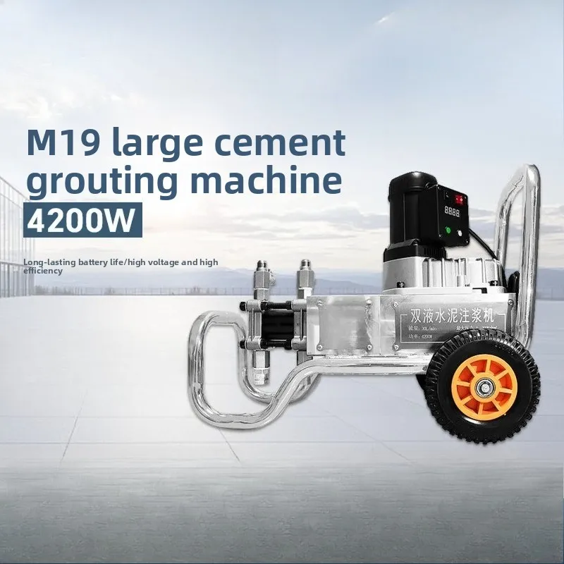 Waterproof leak repair cement water glass double liquid high pressure grouting machine
