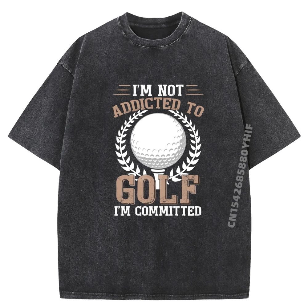 

Golfer Funny Golf Player Golfing Golf Green And White Graphic T Shirt Printed Washed T-Shirt National Flag Day
