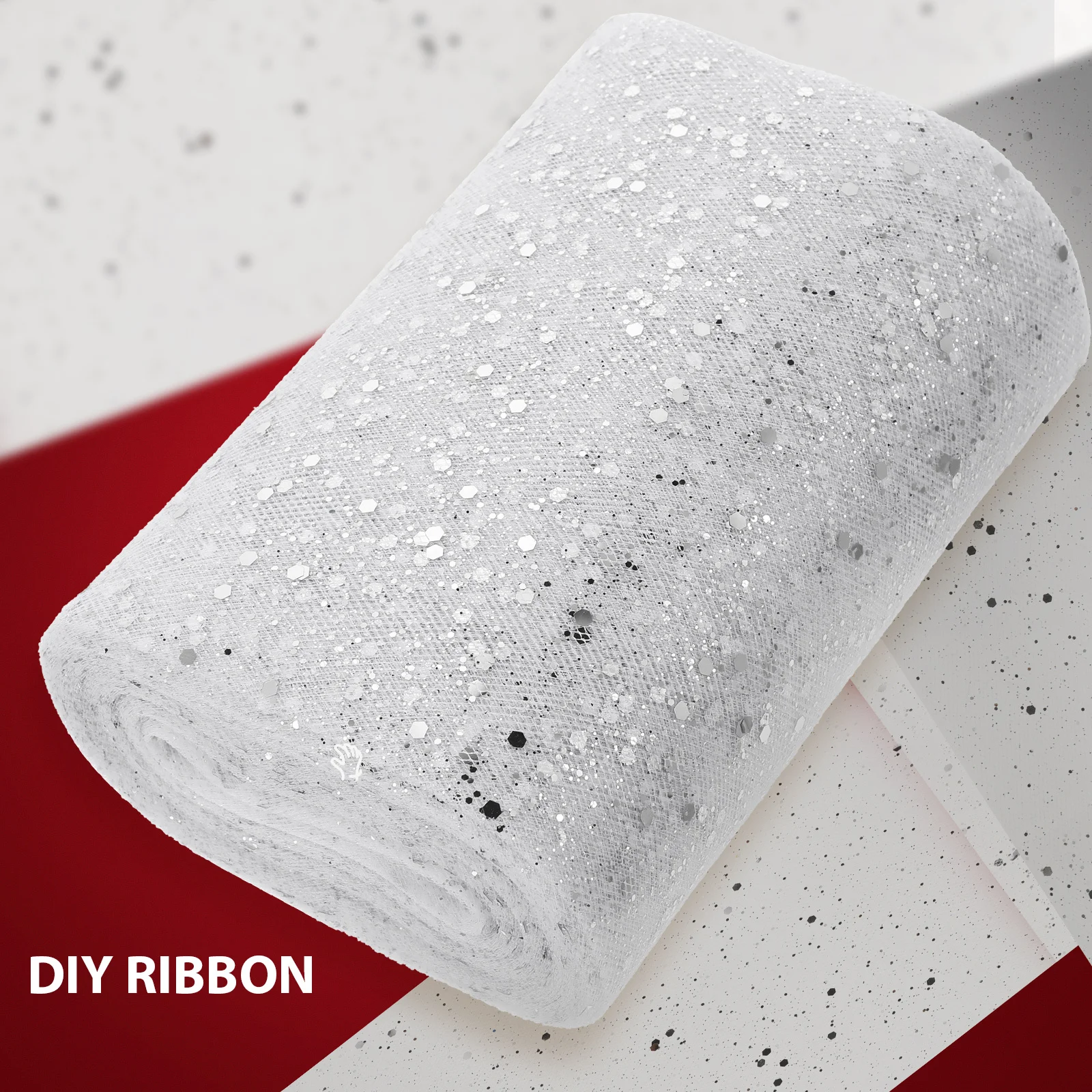 Режущаяся тюлевая ткань, многофункциональная сетчатая лента, подарок ручной работы, тюль, декоративные блестки, принадлежности для самостоятельного изготовления, женская сетчатая лента