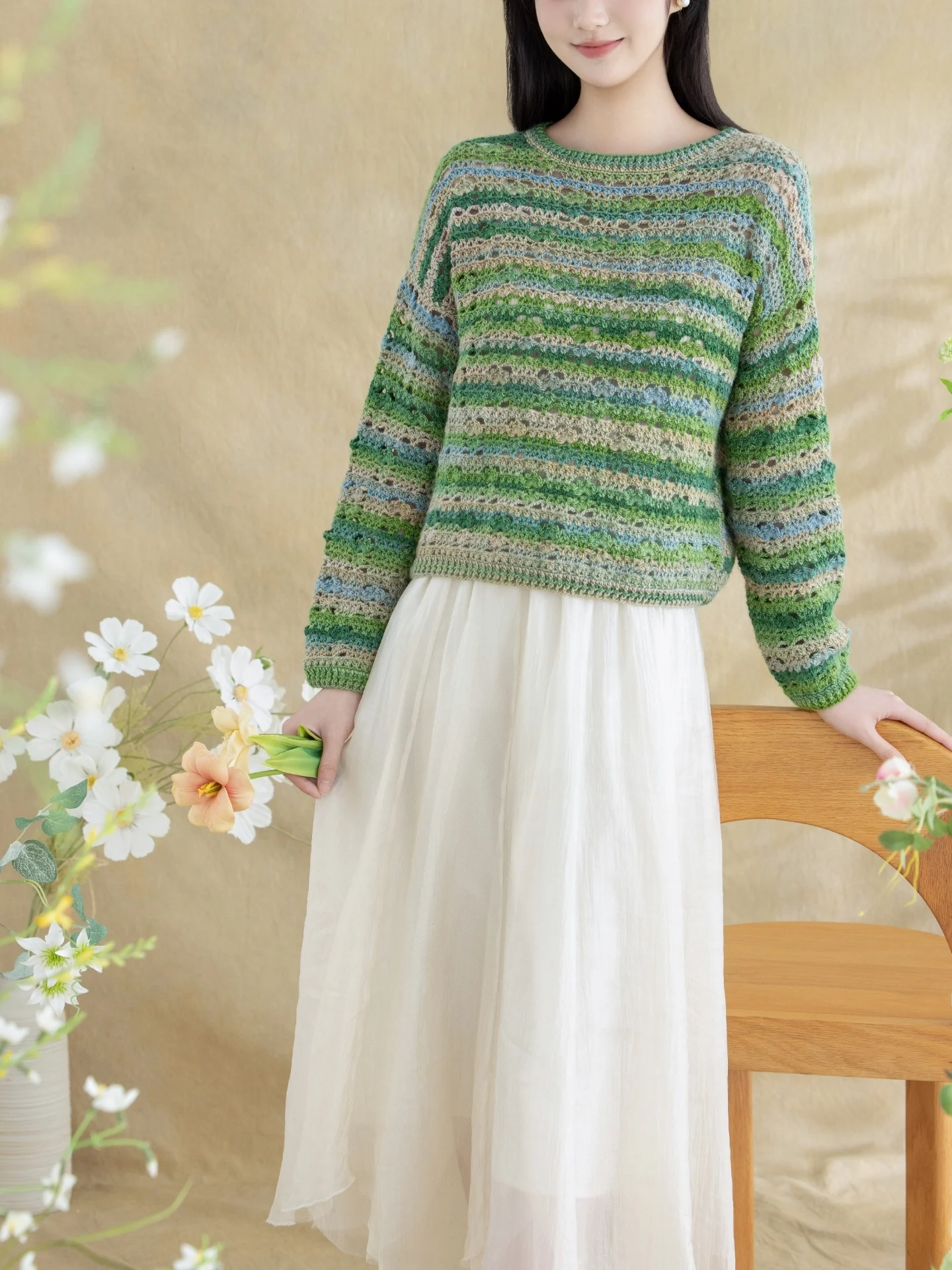 

Hand Knitting Wool Yarn Ball Material Kit DIY Crochet Sweater Yarn for Clothing Accessories Belts Hats Scarves Handmade Wool