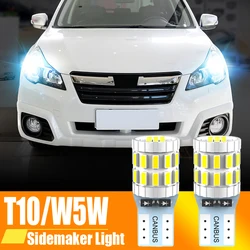 2pcs LED Clearance Light Parking Bulb Lamp W5W T10 194 2825 Canbus For Subaru Forester XV Tribeca Outback Legacy Impreza