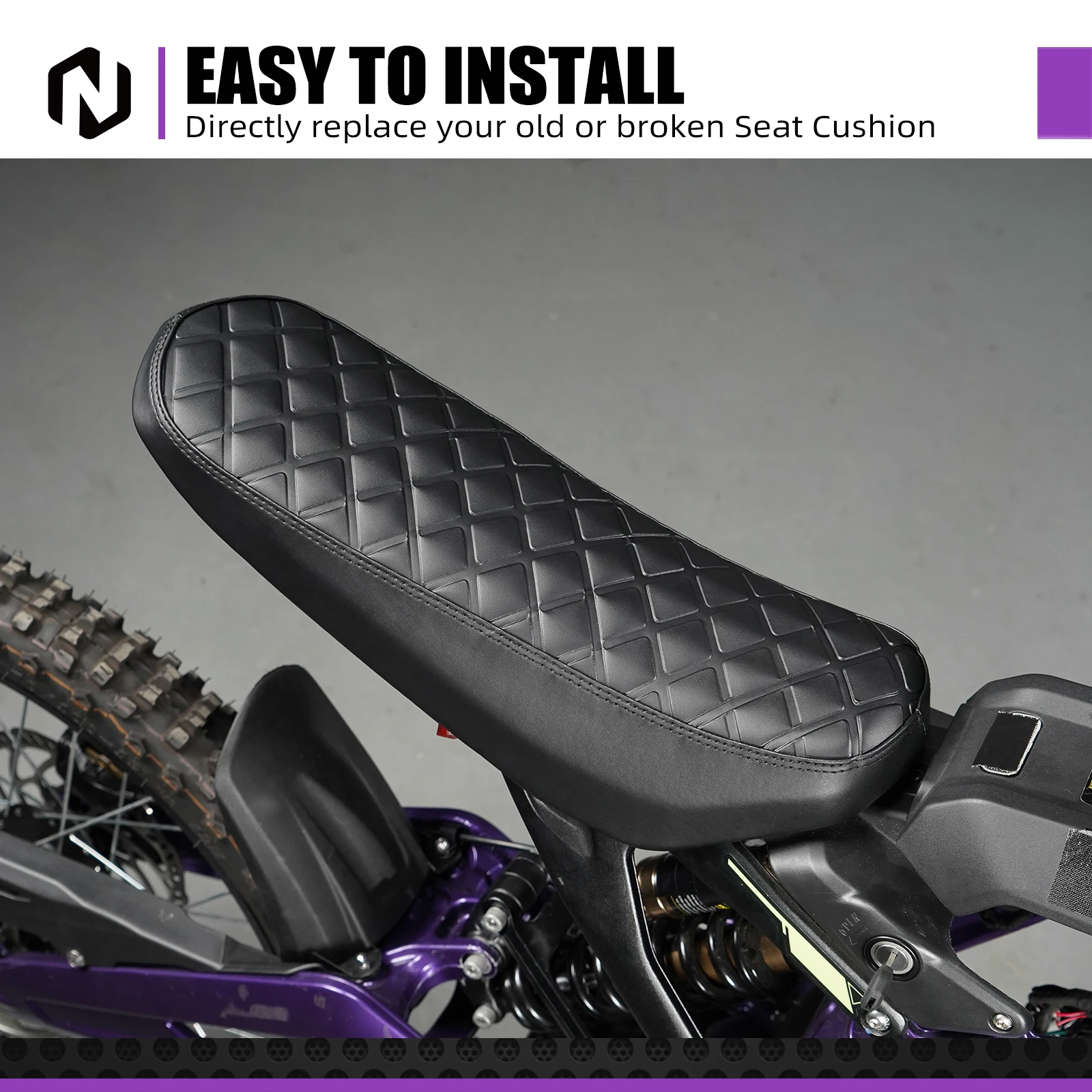 

NICECNC для электромотоциклов Sur-Ron Light Bee X/S: Водонепроницаемое сиденье из искусственной кожи, аксессуары