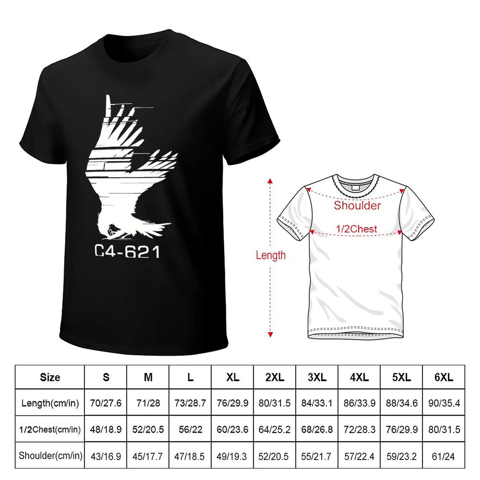 C4 - 621 Raven Loader 04 Armored Core Pilot T-Shirt Work Outdoor T-Shirt for Men
