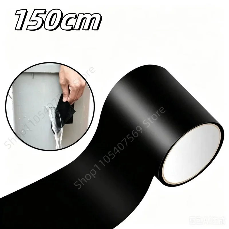 150cm Durable Super Strong PVC Leak Repair Tape Self-Adhesive Waterproof Stop Leak Sealing Repair Tape Water Pipe Repair Tape