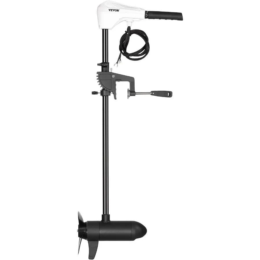 محرك التصيد الكهربائي Transom شنت محركات القوارب الخارجية 12 فولت 55 رطل التوجه مع 8 سرعات التحكم ومؤشر البطارية ل Kay #1