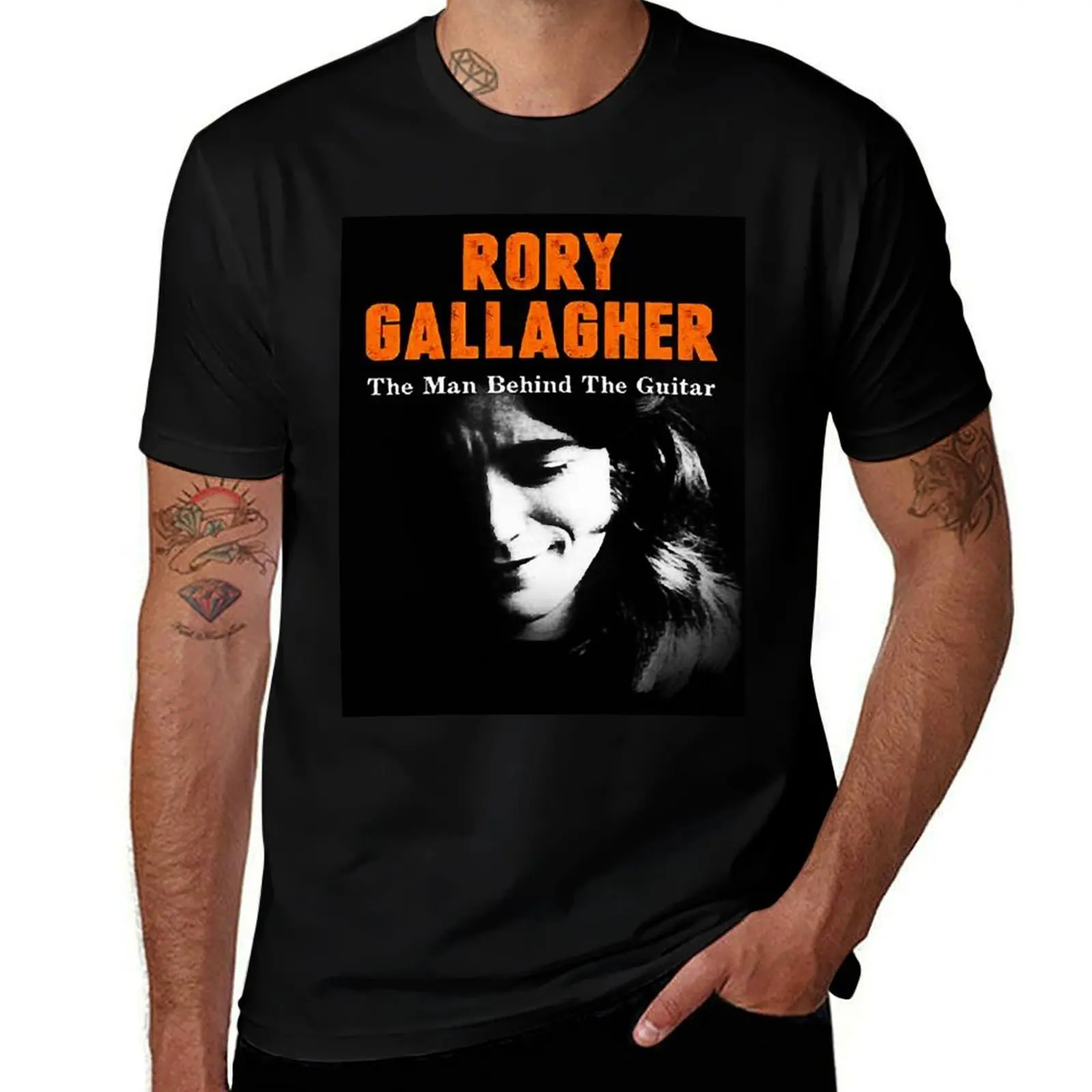 

blues and rock Rory Gallagher T Shirt T-Shirt hippie clothes tees slim fit t shirts for men