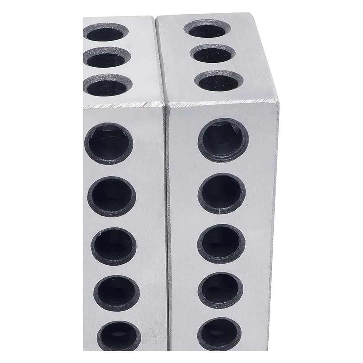 

2026 New 1" X 2" X 3" Steel 123 Blocks 23 Holes (Pack of 2)