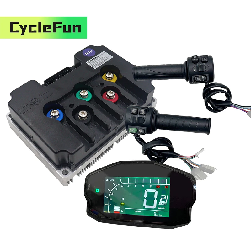 

Контроллер Fardriver ND961000 96 В V2, 450 А постоянного тока с дроссельной заслонкой T08, и дисплеем DKD для электрического мотоцикла, скутера, аксессуары для электровелосипеда