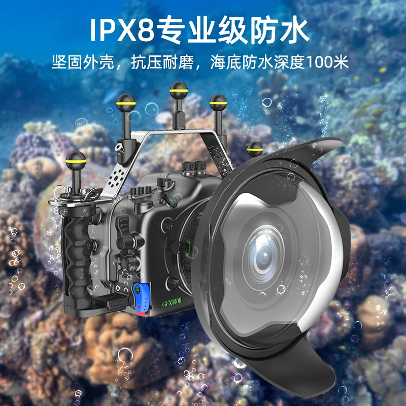 Metal Underwater Housings Fuji Gfx100ii Underwater Photography Waterproof Cover Aluminum Alloy Waterproof Case