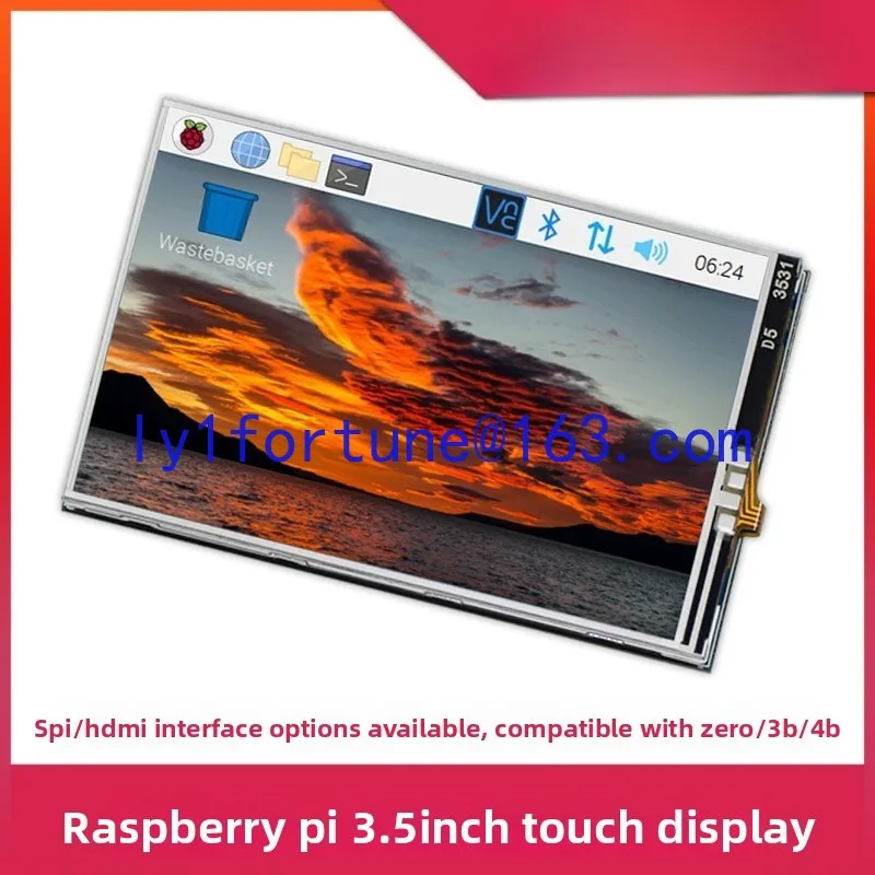 4th generation B type 3.5 inch display Zero2W/3B/4B 3.5 inch HDMI screen resistive touch screen