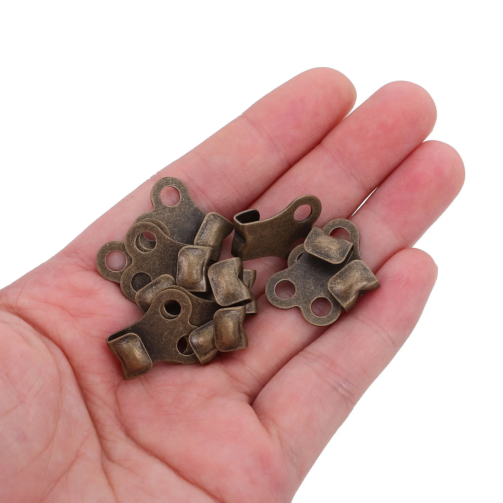 

24Sets Speed Hooks for Boots - Easy Install Metal Lace Hook Kit for Hiking Climbing Shoes Boot Eyelet Repair Accessories