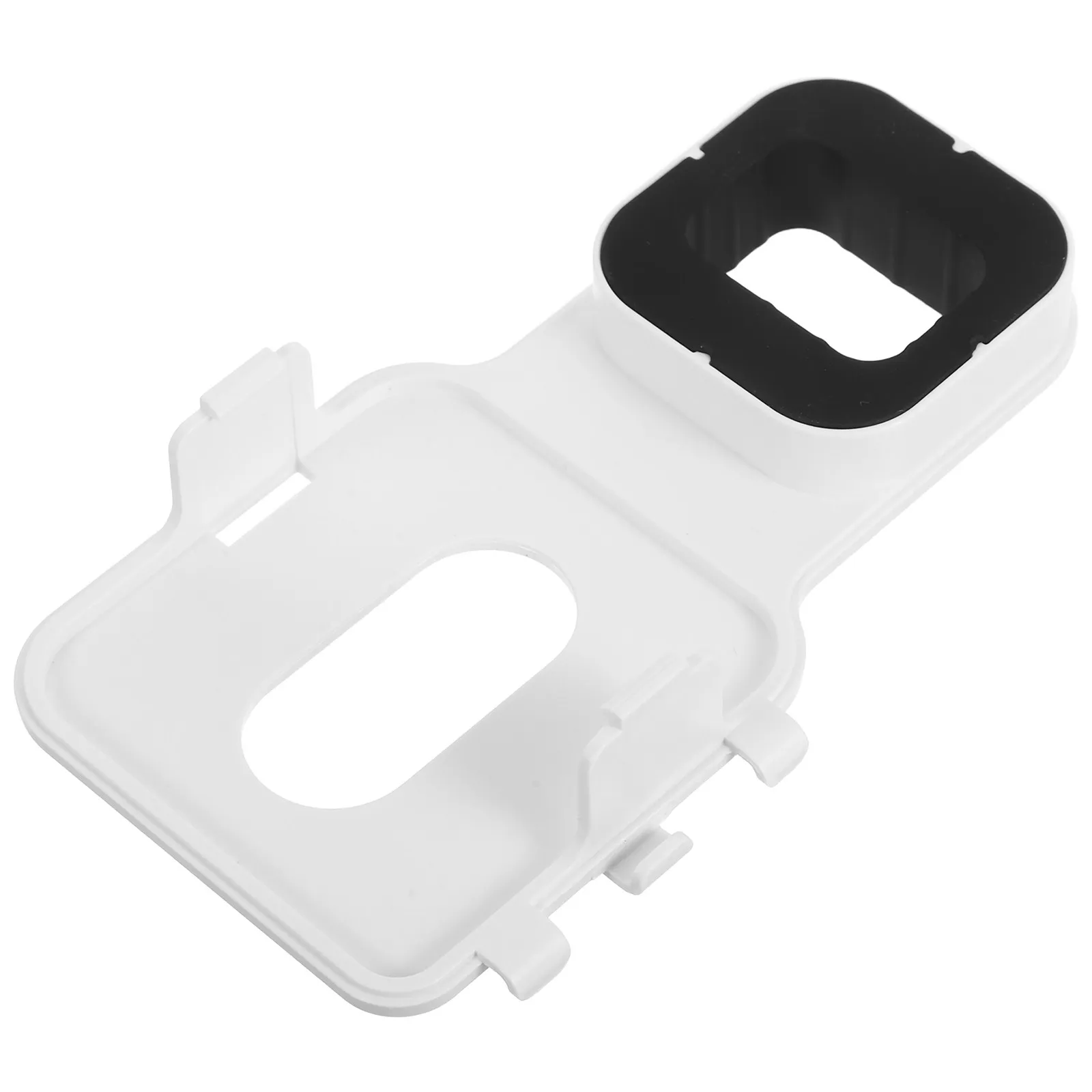 Heavy Duty ABS Wall Mount Outlet Holder for Camera Router Power Supply Secure Non-Punching Bracket Compact Tidy Socket Organizer